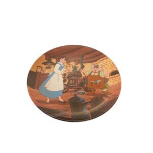 Disney Beauty & The Beast Limited Edition Plate - Papas Workshop - Numbered Coll